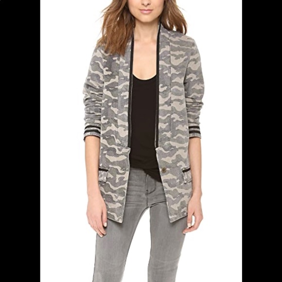 One Teaspoon | Magnolia Camo Military Blazer - Picture 2 of 5